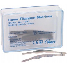 Hawe Neos Titanové  matrice 0,03 mm, moláry oboustranné, 30 ks