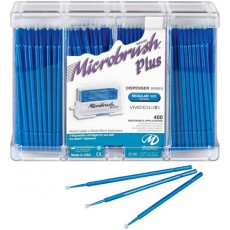 Microbrush Plus Regular 400 ks, 10 cm (fialové, růžové, modré, zelené), 2,0 mm