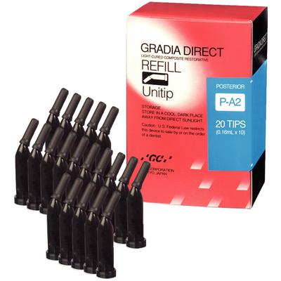 GC Gradia Direct, P-A2, box of 20 Unitips