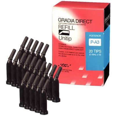GC Gradia Direct, P-A3, box of 20 Unitips