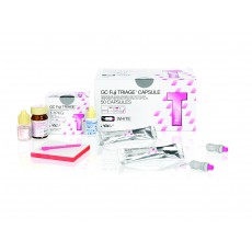 GC Fuji Triage Pink 1-1 (15 g prášek, 8 ml tekutina, 5,7 ml condicioner)