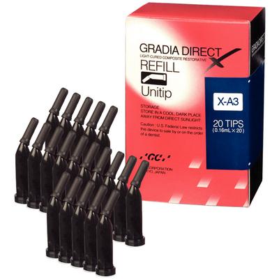 GC Gradia Direct X, 20 Unitips, X-A3