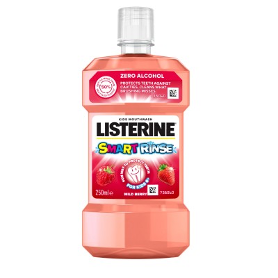 Listerine Smart Rinse Berry (dětský) 250 ml - doprodej