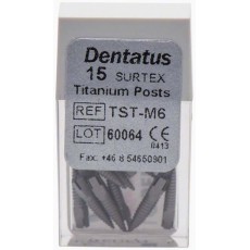 Titanové čepy Dentatus - střední (9,3 mm), průměr 1,80 mm, 15 ks