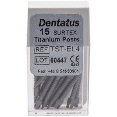 Titanové čepy Dentatus - extra dlouhé (14,2 mm), průměr 1,50 mm, 15 ks