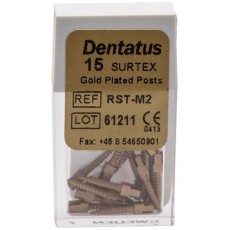 Zlacené čepy Dentatus střední (9,3 mm), prům.1,20 mm, 15 ks