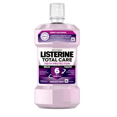 Listerine Total Care Teeth Protection Mild 6 x 500 ml - doprodej