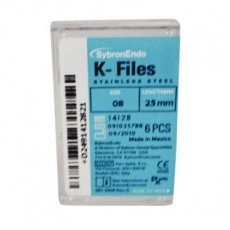 K-FILE 6 ks SybronEndo vel. 08, 25 mm