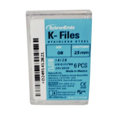 K-FILE 6 ks SybronEndo vel. 08, 25 mm