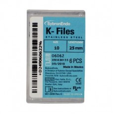 K-FILE 6 ks SybronEndo vel. 10, 25 mm