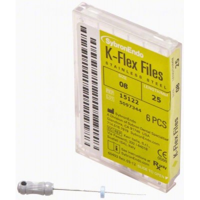 K-FLEX  6 ks SybronEndo vel. 08, 25 mm