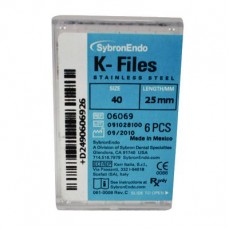 K-FILE 6 ks SybronEndo vel. 40, 25 mm