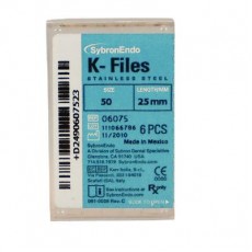 K-FILE 6 ks SybronEndo vel. 50, 25 mm