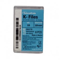 K-FILE 6 ks SybronEndo vel. 55, 25 mm