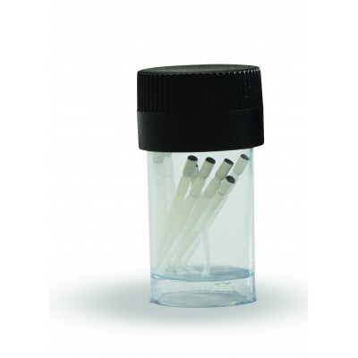 FIBREKLEER 4x tapered post refill, 10x čep 1,25 - zúžený tvar  (Easy glassPost) - černý