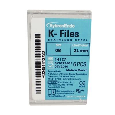 K-FILE 6 ks SybronEndo vel. 08, 21 mm