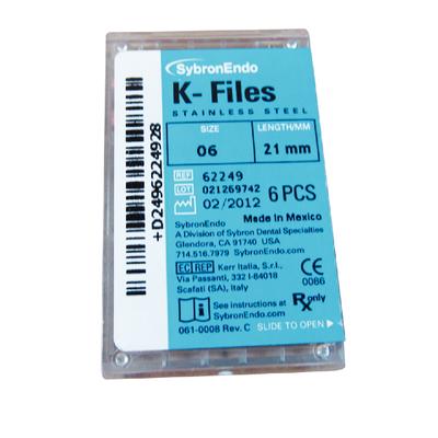 K-FILE 6 ks SybronEndo vel. 06, 21 mm