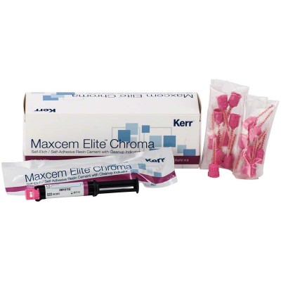 Maxcem Elite Chroma bílý,  2x 5 g