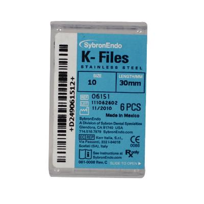 K-FILE 6 ks SybronEndo vel.10, 30 mm