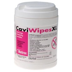 CaviWipes, dezinfekční ubrousky XL, velikost 22,8 x 30,5 cm, dóza, 65 ks