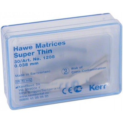 Hawe Neos matrice super tenké ocelové  0,038 mm tvarované 30 ks (Supermat)
